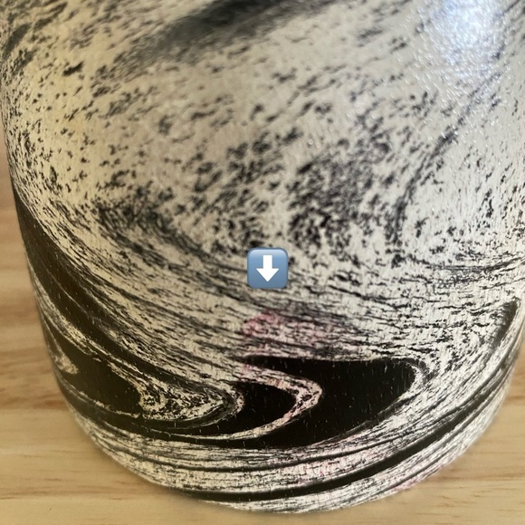 Mango Tree Wood White & Black Stain Bottled Shaped Decorative Flower Vase - 2PC - Picture 10 of 11